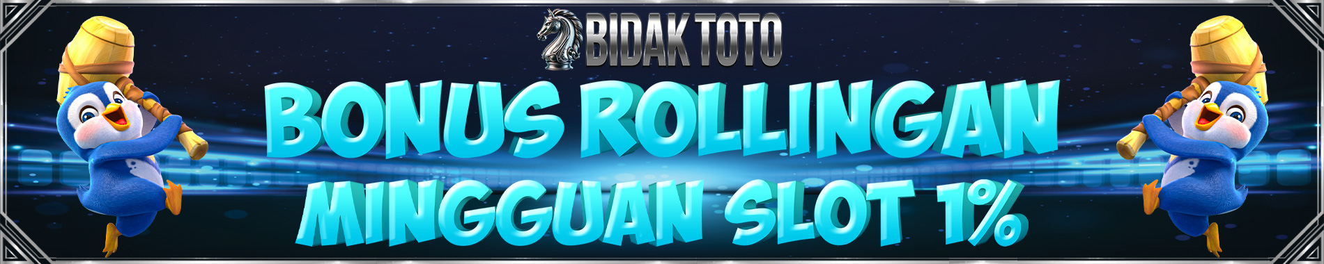 bonus rollingan mingguan slot